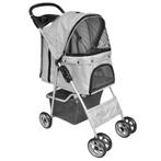 Huisdierenwagen Grijs - Opvouwbaar | Retourdeal | 35% Kor..., Dieren en Toebehoren, Honden-accessoires, Ophalen of Verzenden, Nieuw