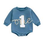 Gebreide jumpsuit met One er op geborduurd, Kinderen en Baby's, Nieuw, Sweet-One, Pakje, Verzenden
