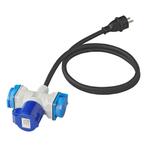 ProPlus Verloopkabel - 3 weg - 150 cm - 3 x 2.5 mm² - Sch.., Ophalen of Verzenden, Nieuw