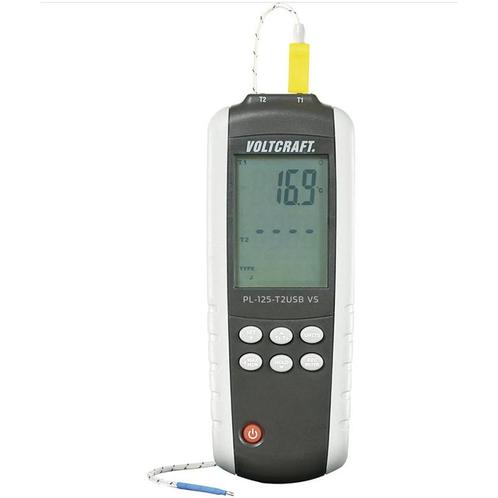 Voltcraft - temperatuurmeter - bereik -200 - +1372 °C - met, Doe-het-zelf en Verbouw, Meetapparatuur, Verzenden