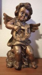 sculptuur, Anio z lutni - 54 cm - Glazen ogen, Antiek en Kunst