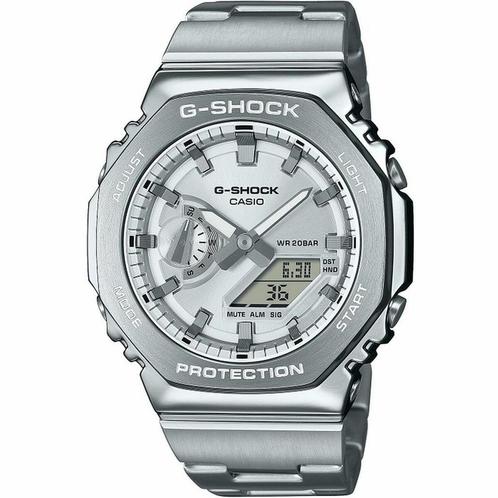 Horloge Heren Casio G-Shock OAK G-STEEL CLASSIC SILVER, Sieraden, Tassen en Uiterlijk, Zonnebrillen en Brillen | Heren, Verzenden