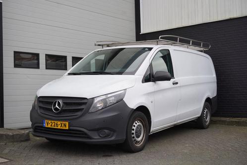 Zakelijke Lease |  Mercedes-Benz Vito 114 CDI Lang Automaat, Auto's, Bestelauto's, Onderhoudsboekje, Lease, Zwart, Automaat, Wit