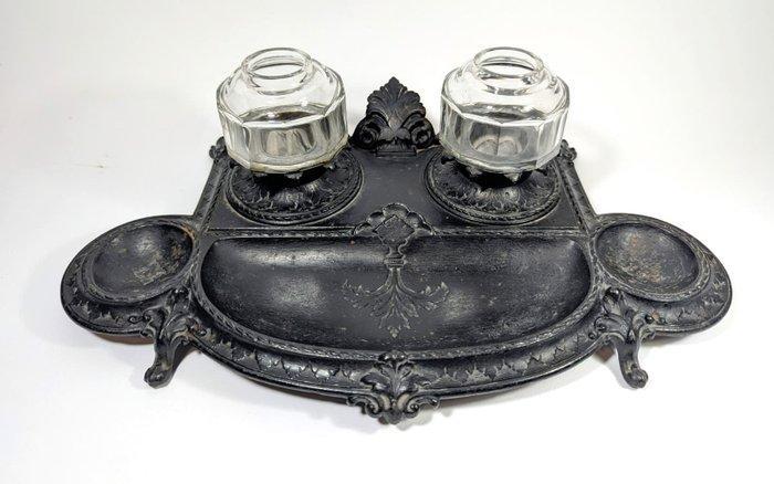 Verlag Bei E. G. Zimmerman - Inktpot - Gegoten ijzer, Antiek en Kunst, Antiek | Overige Antiek