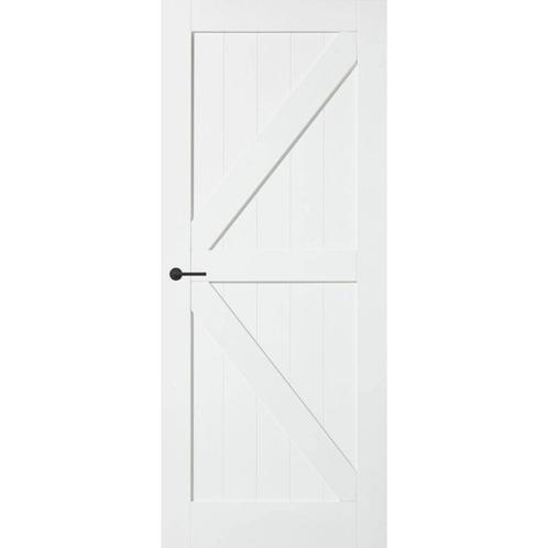 Skantrae barndeur SKS 2511 83x211,5 (Stomp, Paneeldeur), Doe-het-zelf en Verbouw, Deuren en Horren, Nieuw, Hout, Binnendeur, 200 tot 215 cm