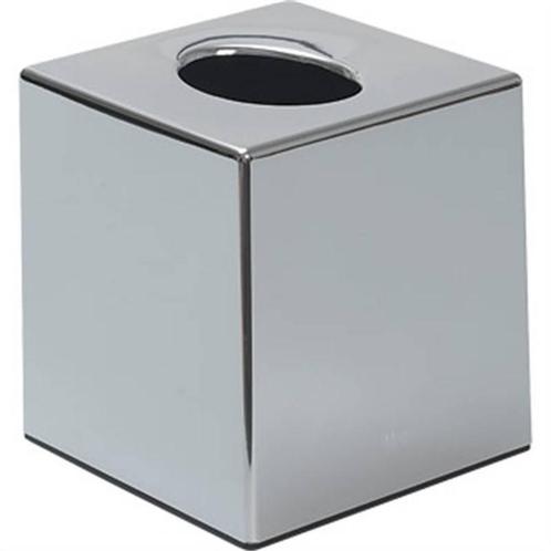 Gezicht tissue houder verchroomd - vierkant hoog, Zakelijke goederen, Horeca | Keukenapparatuur, Nieuw in verpakking, Verzenden
