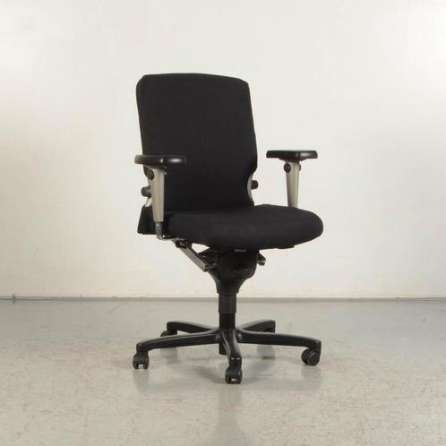 Bureaustoel Haworth Comforto 77 - Zwart - Gasveer vernieuwd, Zakelijke goederen, Kantoor en Winkelinrichting | Kantoormeubilair en Inrichting