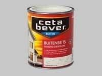Cetabever Beits UV Dekkend Zijdeglans Mergelwit 704 - 0,75 L, Doe-het-zelf en Verbouw, Verf, Beits en Lak, Nieuw, Verzenden