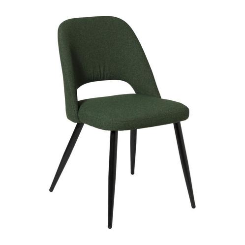 Eetkamerstoel Leonardo - groen - 82.5x61.5x48.5 cm, Huis en Inrichting, Stoelen, Verzenden