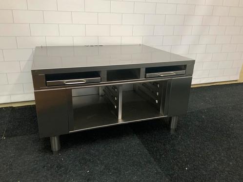 Rational iVario 2-S onderstel met elektrisch verstelbare, Zakelijke goederen, Horeca | Keukenapparatuur, Gebruikt, RVS Meubilair