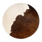 placemat koehuid rond bruin/wit Ø38cm, Huis en Inrichting, Woonaccessoires | Overige, Verzenden, Nieuw