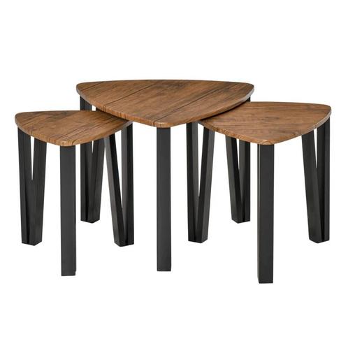 [10% KORTING] Set Van 3 Salontafels, Stapeltafels, Bijzettaf, Huis en Inrichting, Tafels | Bijzettafels, Nieuw, Verzenden