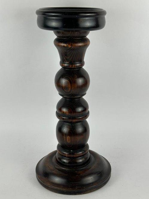 Standaard - Eik - Een eiken voetstuk, Antiek en Kunst, Curiosa en Brocante