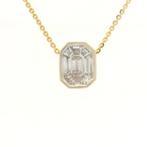 Ketting met hanger - 18 karaat Geel goud - 0.56ct. tw.