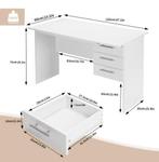 Kantoorbureau met Laden en Slot – Praktisch en Duurzaam, Huis en Inrichting, Verzenden, Nieuw