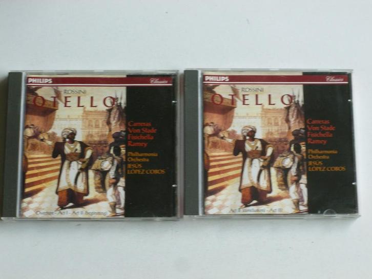 Rossini - Otello / Jesus Lopez Cobos, Jose Carreras (2 CD), Cd's en Dvd's, Cd's | Klassiek, Zo goed als nieuw, Verzenden