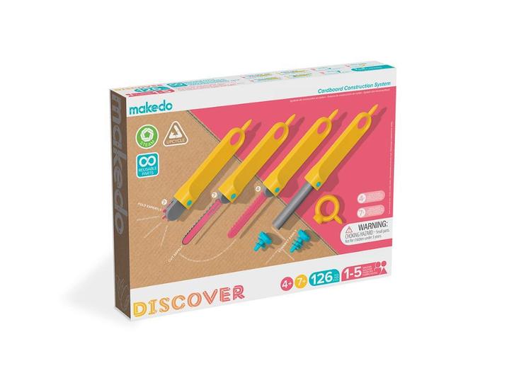 Makedo - Karton DIY speelgoed - gereedschap voor kinderen, Kinderen en Baby's, Speelgoed | Educatief en Creatief, Knutselen, Bouwen