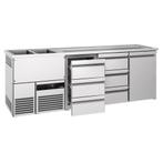 GGM Gastro | Barkoeling PREMIUM - 2500x700mm - 1 deur & 6 |, Verzenden, Nieuw in verpakking
