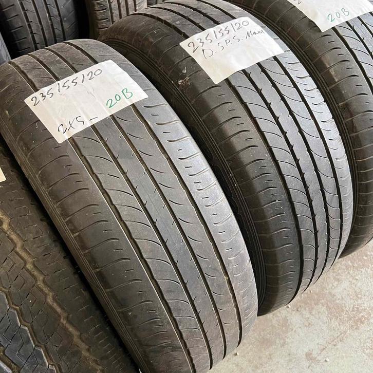 2 x Dunlop SP Sport Maxx 235-55-20 Zomerbanden 5mm, Auto-onderdelen, Banden en Velgen, 20 inch, Zomerbanden, 235 mm, Personenwagen