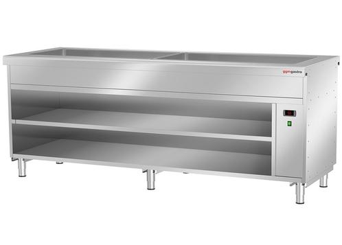 GGM Gastro | Buffet toonbank KOPENHAGEN - 2310mm - met Bain, Witgoed en Apparatuur, Koelkasten en IJskasten, 140 tot 160 cm, Nieuw