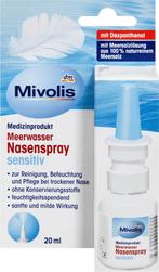 Mivolis Neusspray Zoutoplossing Sensitive, Diversen, Verzenden, Nieuw