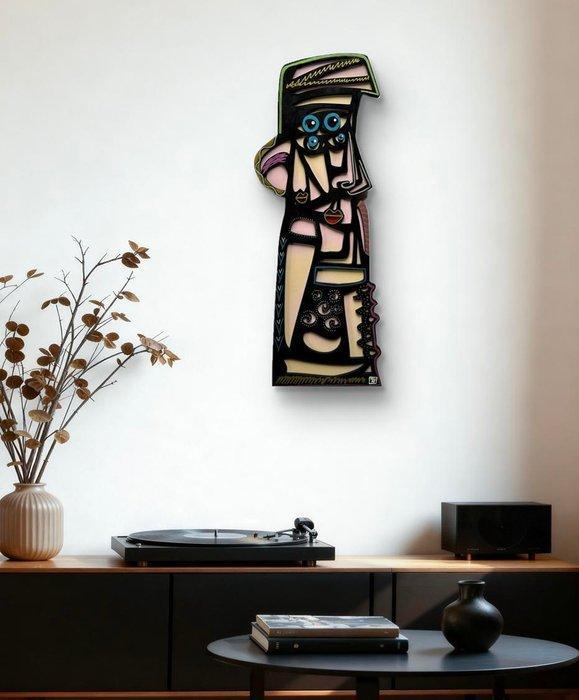 Andrzej Gudanski (1979) - Relief, Man in a cap, Antiek en Kunst, Kunst | Designobjecten