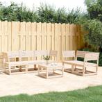 vidaXL 5-delige Loungeset massief grenenhout, 5 zitplaatsen, Verzenden, Nieuw, Loungeset