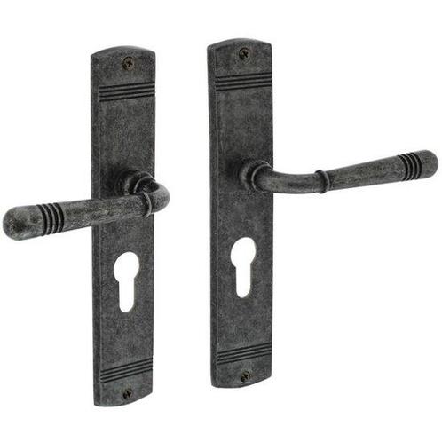 Intersteel Deurkruk / Deurklink Helena op schild PC72 oud, Doe-het-zelf en Verbouw, Hang- en Sluitwerk, Nieuw, Ophalen of Verzenden