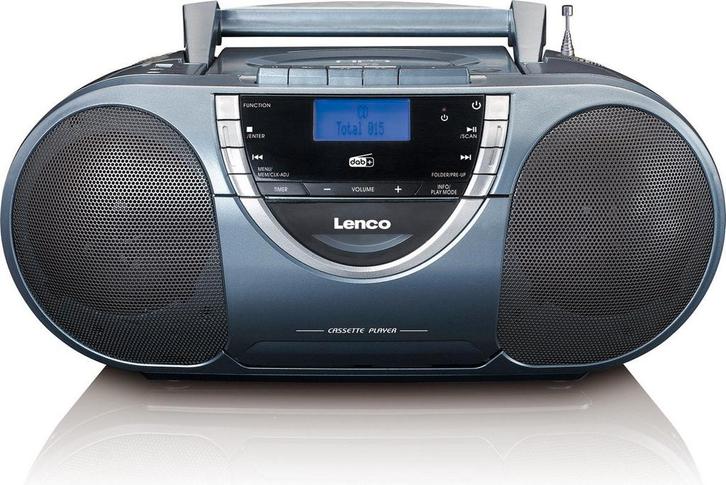 Draagbare radio - Boombox - CD Speler - Grijs - Lenco - SCD-, Audio, Tv en Foto, Luidsprekers, Zo goed als nieuw, Verzenden