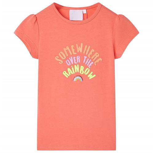 vidaXL Kindershirt 104 koraalkleurig, Kinderen en Baby's, Kinderkleding | Overige, Nieuw, Verzenden