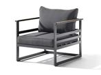 Sieger Sydney Lounge 1- zits ijzergrijs/grijs - Grijs, Tuin en Terras, Tuinsets en Loungesets, Ophalen of Verzenden, Nieuw