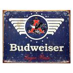 Budweiser bier wandplaat - Metalen wand plaatjes, Hobby en Vrije tijd, Feestartikelen, Nieuw, Ophalen of Verzenden
