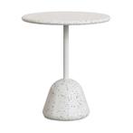 *WOONWINKEL* Kave Home Saura Ronde Tuintafel Terrazzo Wit, Tuin en Terras, Tuinsets en Loungesets, Verzenden, Nieuw