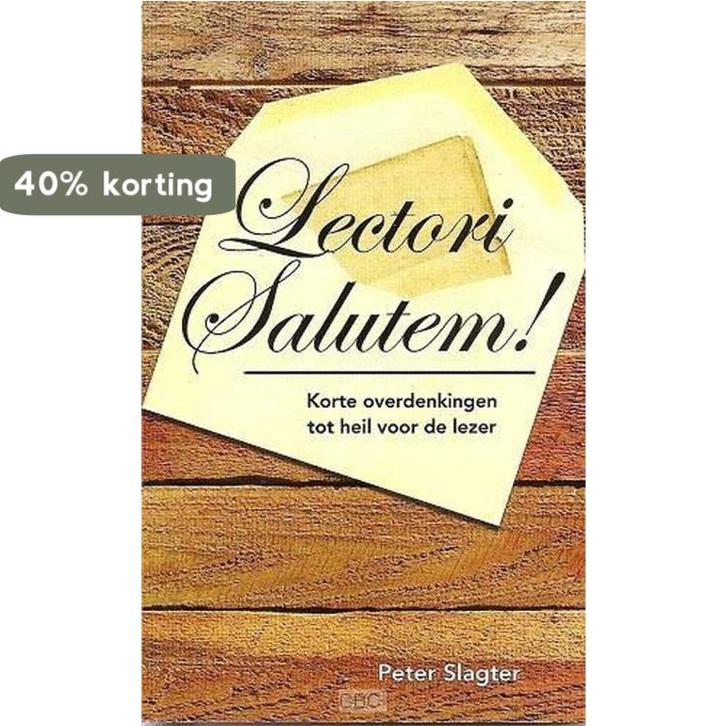 Lectori salutem! 9789066943087 Peter Slagter, Boeken, Godsdienst en Theologie, Gelezen, Verzenden