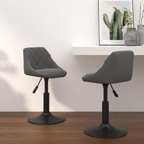 Eetkamerstoelen Draaibaar Grijs - Tweedekansje - OP=OP, Huis en Inrichting, Stoelen, Twee, Grijs, Nieuw, Ophalen of Verzenden