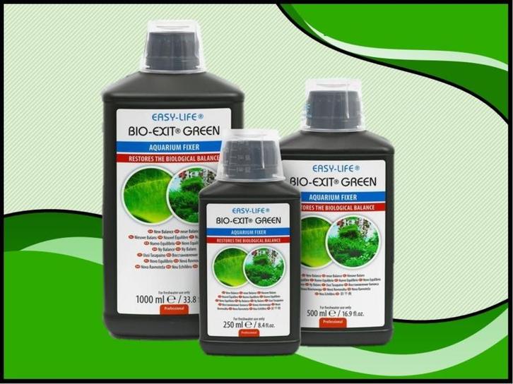 Easy life Bio-Exit Green 500ml - tegen baard, draad en pense, Dieren en Toebehoren, Vissen | Aquaria en Toebehoren, Nieuw, Verzenden
