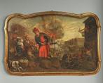 Italiaanse school (XVII) - Il saccheggio della città, Antiek en Kunst, Kunst | Schilderijen | Klassiek