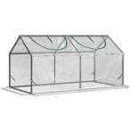 TRUUSK Foliekas Met Venster, PVC Broeikas 120x60x60 Cm, Tran, Verzenden, Nieuw