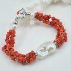 Bloedkoraal - Zilver - Armband - CORALLO MEDITERRANEO