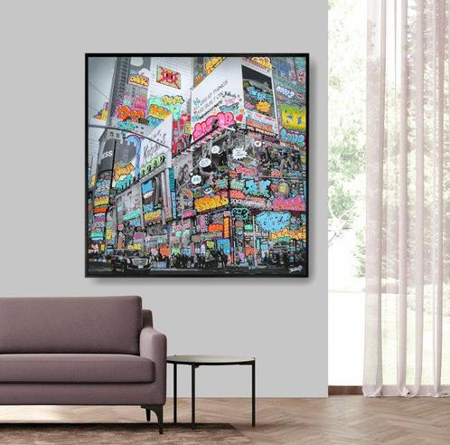 Maxime Blachere - New York Rainbow, Antiek en Kunst, Kunst | Schilderijen | Modern