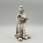 Grande pagliaccio rivestito in Argento - Figuur - In zilver, Antiek en Kunst, Antiek | Goud en Zilver