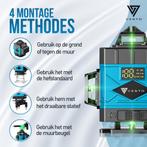 Vesto® 4D Kruislijnlaser - Zelfnivellerend Bouwlaser met 4-1, Doe-het-zelf en Verbouw, Meetapparatuur, Verzenden, Zo goed als nieuw
