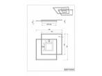 Trio Design Plafondlamp Via Messing Mat - 50x50x6.5cm -, Verzenden, Nieuw