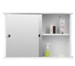 Witte Badkamer Spiegelkast – Wandkast met 2 Deuren, Huis en Inrichting, Verzenden, Nieuw