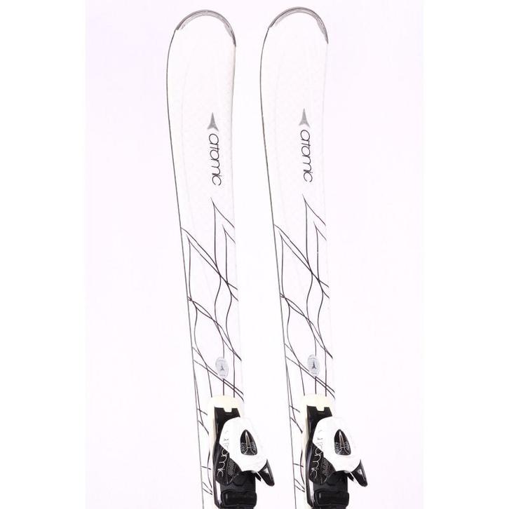 147 dames skis ATOMIC HEAVEN, white, woodcore, piste rocker, Sport en Fitness, Skiën en Langlaufen, Gebruikt, Verzenden