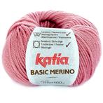 Katia Basic Merino - 26 donkerroze - Wol/Acryl Garen, Hobby en Vrije tijd, Breien en Haken, Ophalen of Verzenden, Nieuw
