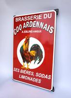 emaille bord Brasserie Du Coq Ardennais, Nieuw, Verzenden