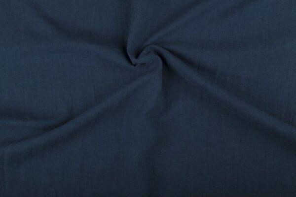 Linnen stof Indigoblauw – Gewassen linnen, Hobby en Vrije tijd, Stoffen en Lappen, 120 cm of meer, 200 cm of meer, Blauw, Nieuw