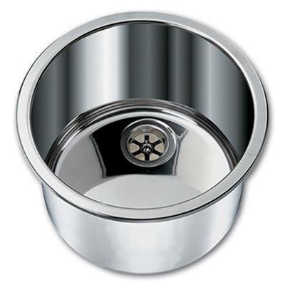 Hollex ronde RVS wasbak Dia: 300mm Diepte: 180mm, Watersport en Boten, Bootonderdelen, Nieuw, Ophalen of Verzenden
