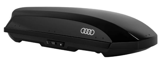 AUDI | DAKKOFFER | SKI-BOX | 430 LITER | BRILJANTZWART, Auto diversen, Dakkoffers, Nieuw, Ophalen of Verzenden